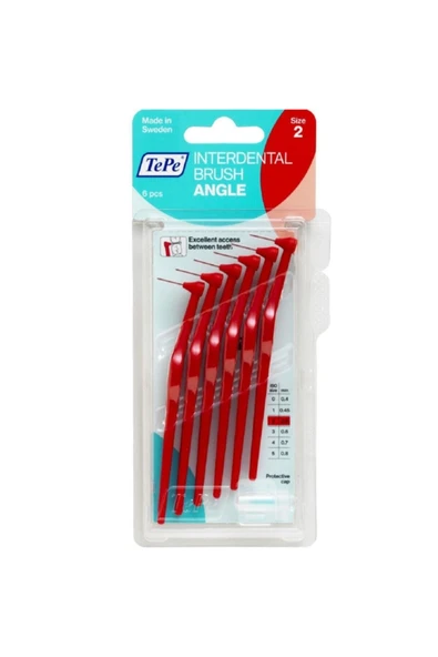TEPE Kırmızı Diş Arası Fırçası 0.5 Mm 6 Adet ürün görseli 1