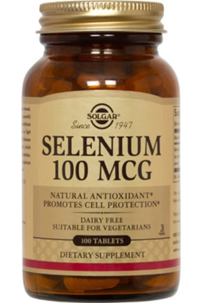 SOLGAR Selenium 100 Mg 100 Tablet ürün görseli 1