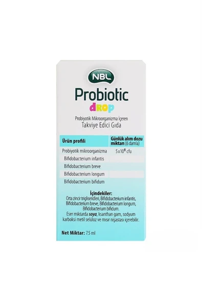 NBL Probiotic Drop Damla 7.5 ml - Resim 4