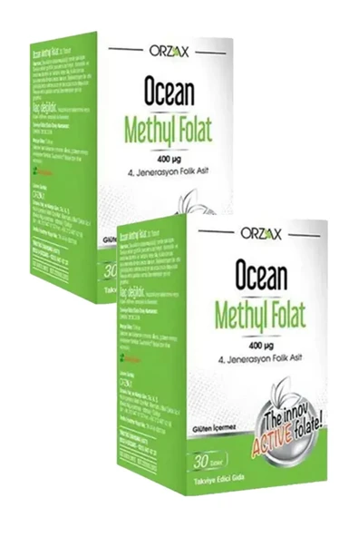 ORZAX Ocean Methyl Folat 30 Tablet 2 Adet ürün görseli 1
