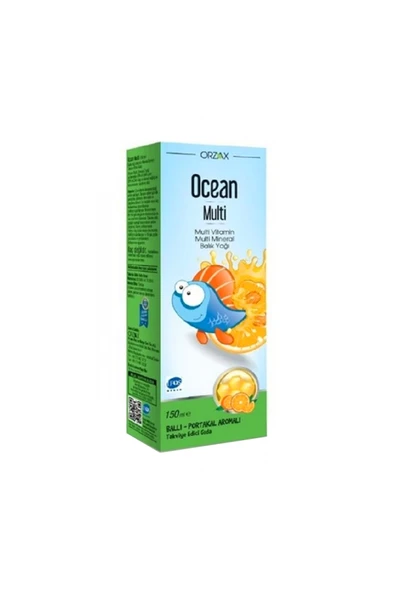 ORZAX Ocean Multi Ballı Portakallı 150 ml Şurup ürün görseli 1