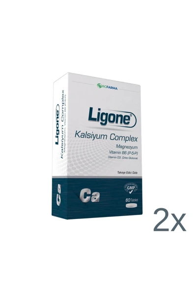RCFARMA Ligone Kalsiyum Complex 60 Tablet x2 Adet ürün görseli 1