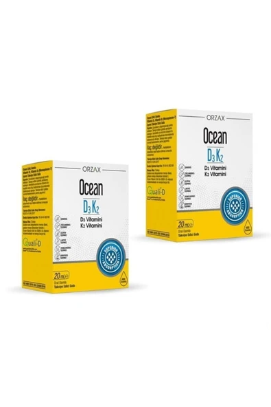ORZAX Ocean D3k2 Damla 20 ml 2 Adet ürün görseli 1