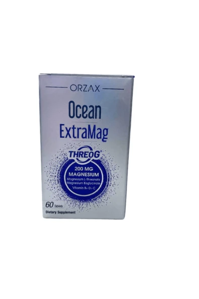 ORZAX Ocean Extramag Thereog 200 Mg Magnesium 60 Tablet ürün görseli 1