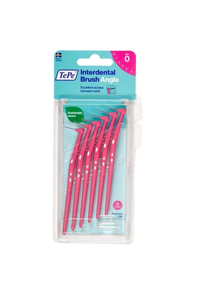 TEPE Angle Arayüz Fırçası Pembe 0,4 mm 6 Adet ürün görseli 1