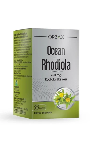 OCEAN ORZAX Ocean Rhodiola 250mg 30 Kapsül ürün görseli 1