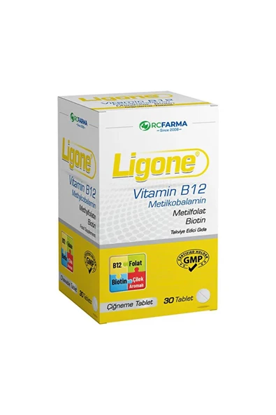ASFSTORE Ligone Vitamin B12 30 Çiğneme Tablet ürün görseli 1