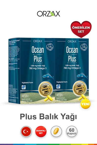 ORZAX Ocean Plus 30 Kapsül (2 adet) ürün görseli 1