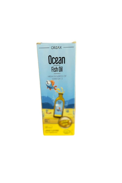 ORZAX Ocean Omega-3 Li̇monlu 150ml Şurup - Resim 2