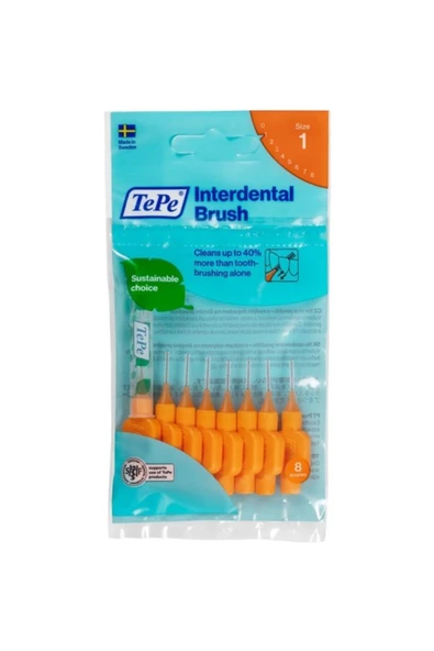 TEPE Arayüz Fırçası Turuncu 0.45Mm 8'Li T102 ürün görseli 1