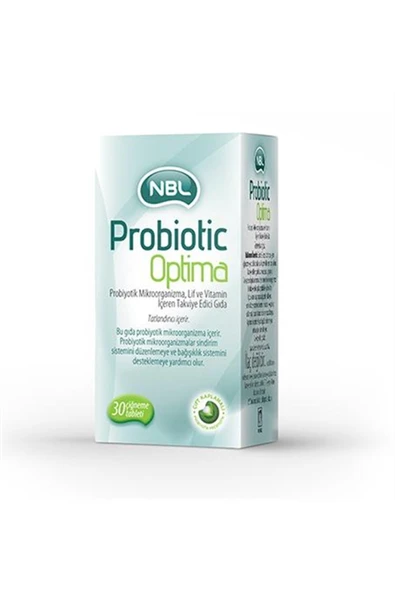 NBL Probiotic Optima Takviye Edici Gıda 30 Tablet Kasım 2026 ürün görseli 1