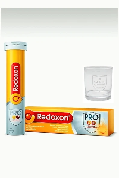 REDOXON Pro 15 Efervesan Tablet Bardak Hediyeli ürün görseli 1