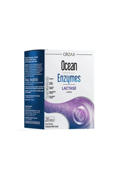 ORZAX Ocean Enzymes Lactase 20 ml Damla ürün görseli 1