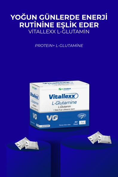 VİTALLEXX L-Glutamine 30 Saşe - Resim 2