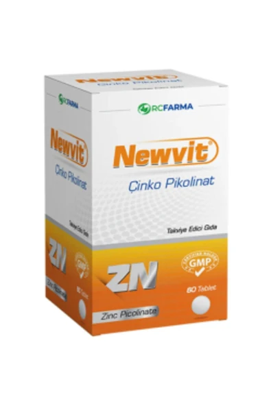 NOVAFACE STD Newvit Çinko Pikolinat 60 Tablet ( TEKLİDİR ) ürün görseli 1