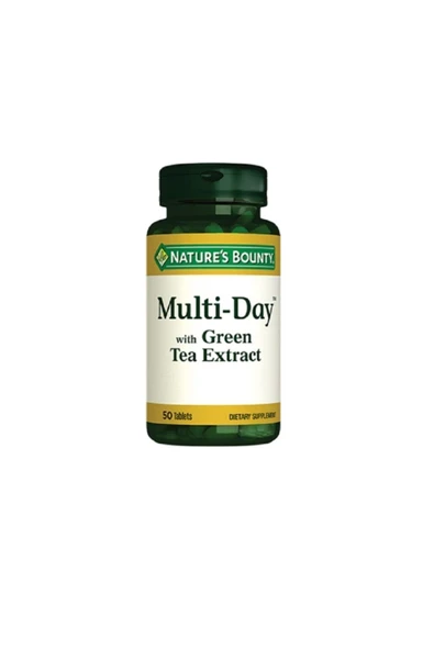 NATURE'S BOUNTY Multi- Day With Green Tea Extract 50 Tablet ürün görseli 1