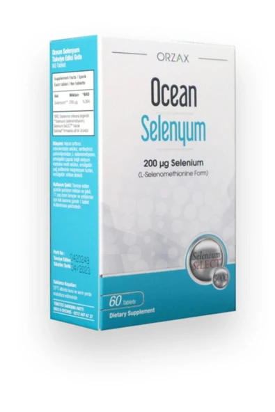 ORZAX Ocean Selenyum 200mcg 60 Tablet - Resim 3