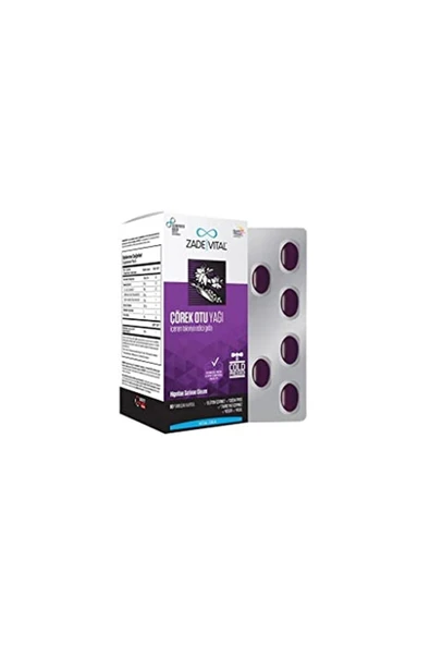 ZADE VİTAL Corek Otu Yağı Blister 60 Kap 1 Paket(1 X 1 Adet) ürün görseli 1