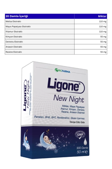 LİGONE New Night Damla 50 ml - Resim 5