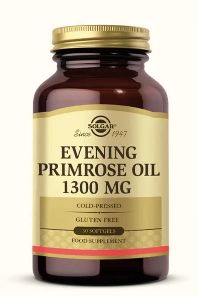 SOLGAR Evening Primrose 1300 mg 30 Kapsül ürün görseli 1