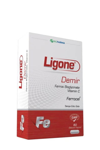 RCFARMA Ligone Demir 60 Bitkisel Kapsül ürün görseli 1