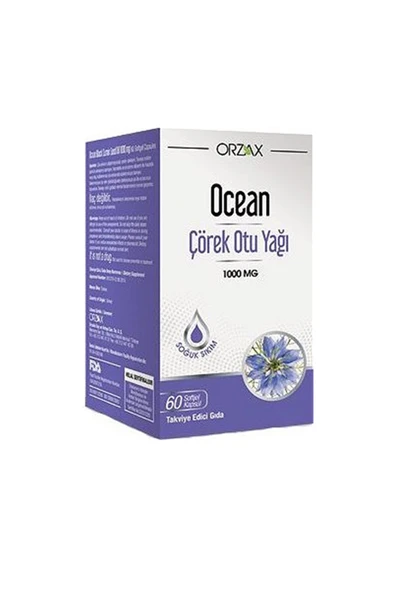 ORZAX Çörek Otu Yağı 60 Kapsül ürün görseli 1