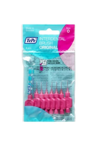 TEPE Arayüz Fırçası Pembe 0,4 Mm 8 Adet ürün görseli 1