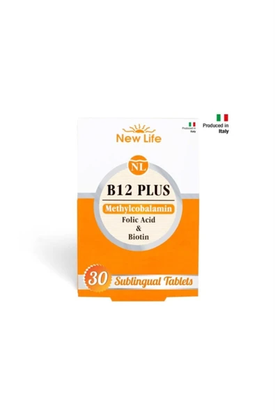 NEW LİFE B12 Plus Methylcobalamin 30 Tablet ürün görseli 1