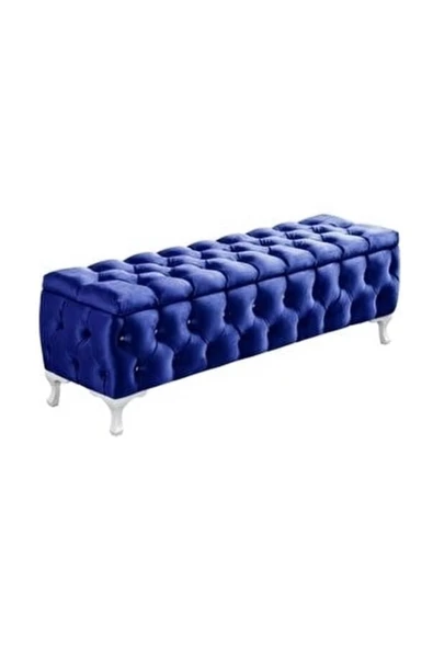 aldagelsin Lüks Sandıklı Chester Puf Bench Ayakucu Koltuk 120 Cm Laci ürün görseli 1