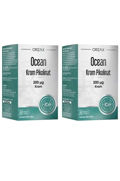ORZAX Ocean Krom Pikolinat 200 Mcg 90 Kapsül 2 Kutu ürün görseli 1