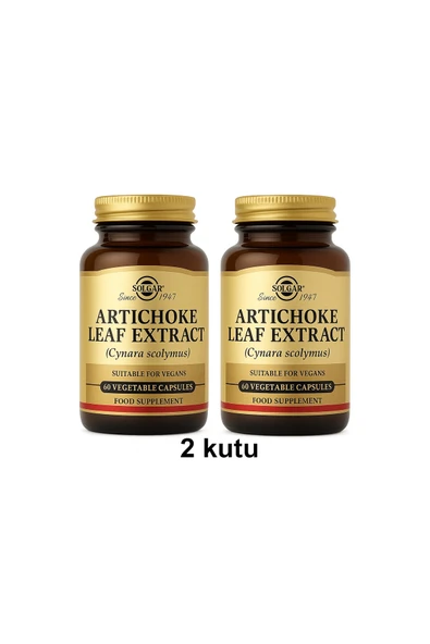 SOLGAR Artichoke Leaf Extract 60 Kapsül 2 adet ürün görseli 1