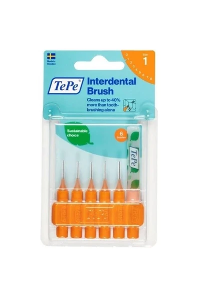 TEPE Blister Arayüz Fırçası Turuncu 0.45Mm 6'Lı T181 ürün görseli 1