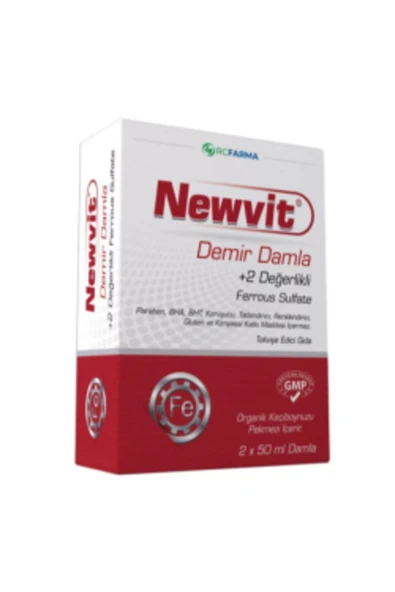NEWVİT Demir Damla 2 x 50 ML ürün görseli 1
