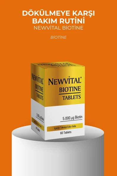 NEWVİTAL Biotin 60 Tablet - Resim 2