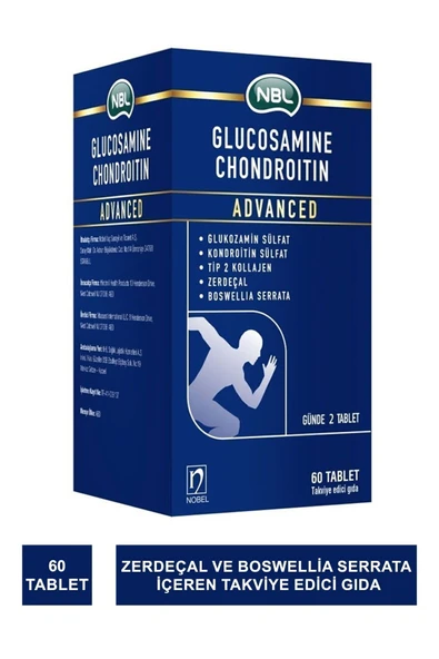 NBL Glucosamine Chondroitin Advanced 60 Tablet ürün görseli 1