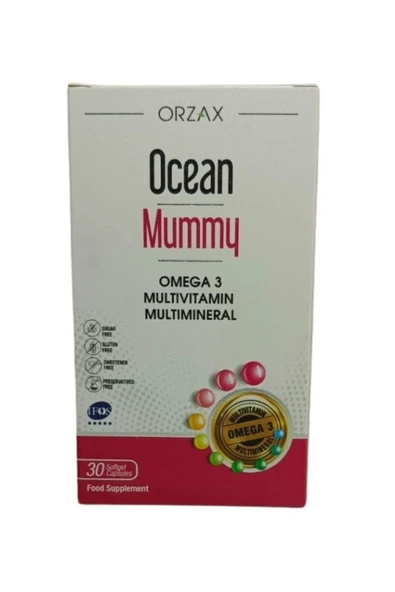 ORZAX OCEAN MUMMY KAPSUL 30 kapsül - Resim 3