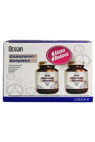 OCAEN Glukozamin Ocean Glukozamin Kompleks 60 Tablet 2'li Paket ürün görseli 1