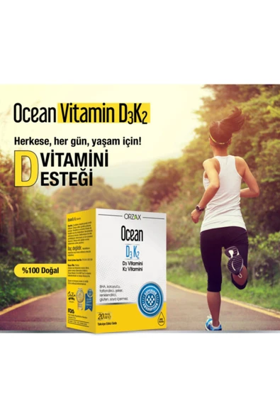 ORZAX D3 K2 Vitamin Damla 20 ml - Resim 2