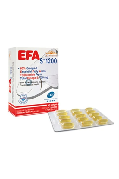 NEW LİFE Efa Omega3 S-1200 45 Kapsül ürün görseli 1