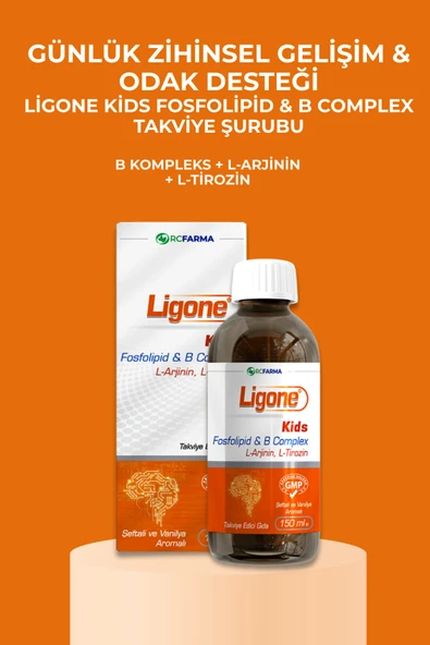 LİGONE Kids Fosfolipid Complex Şurup 150 ml - Resim 2