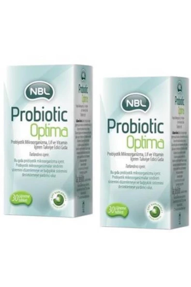 NBL Probiotic Optima 30 Çiğneme Tablet 2'li ürün görseli 1