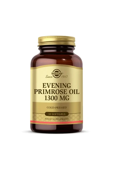 SOLGAR Evening Primrose Oil 1300 mg 30 Kapsül ürün görseli 1