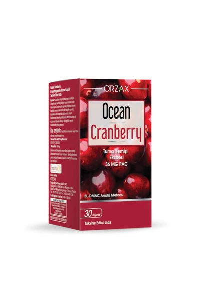 ORZAX Ocean Cranberry 30 Kapsul ürün görseli 1