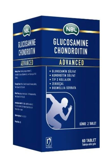 NBL Glukozamin Kondroitin Advanced 60 Tablet ürün görseli 1