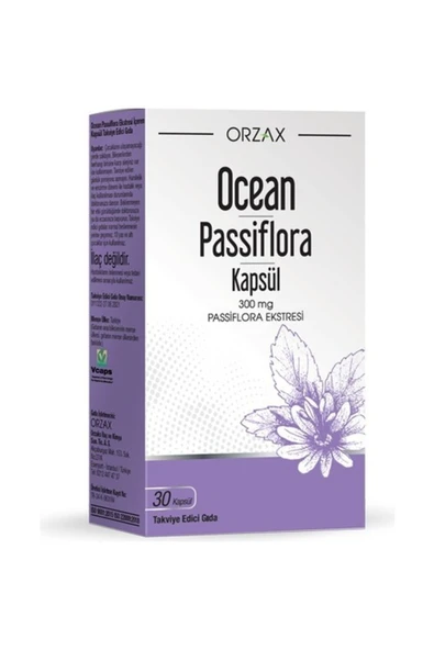 ORZAX Ocean Passıflora 300 Mg 30 Kapsul ürün görseli 1