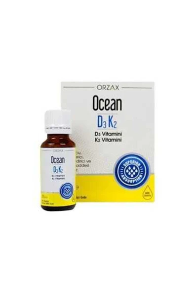 OCEAN ORZAX OCEAN D3K2 DAMLA 20ML ürün görseli 1