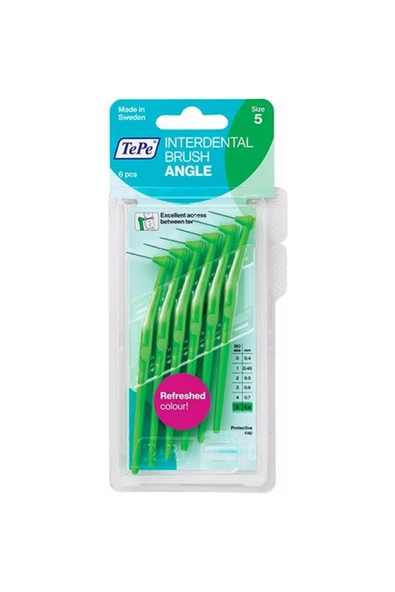TEPE Angle Arayüz Fırçası Yeşil 0.8Mm 6'Lı T122 ürün görseli 1