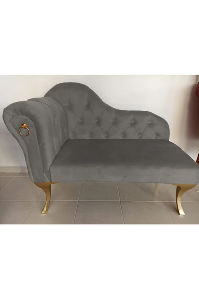 aldagelsin Modern Köşe Koltuğu Alda Josefin Puf Bench Gri 105 x 45 ürün görseli 1