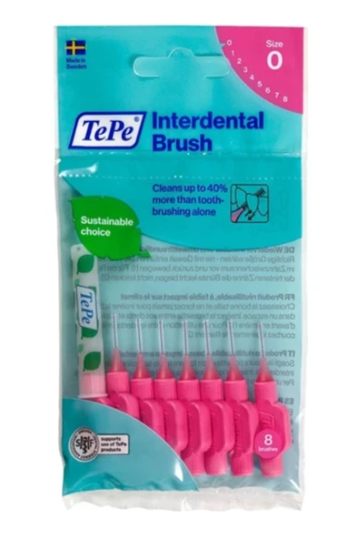 TEPE Interdental Brush 0,4 Pembe ürün görseli 1
