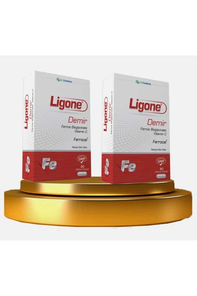 LİGONE Demir 60 Kapsül ( 2 ADET ) ürün görseli 1